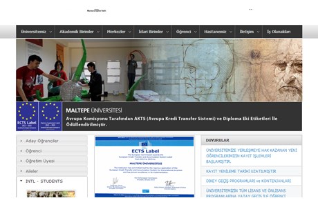 Maltepe University Website