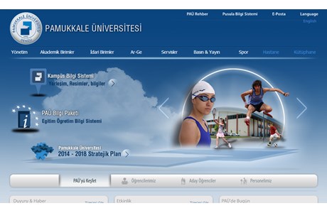 Pamukkale University Website