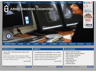 Adnan Menderes University Website