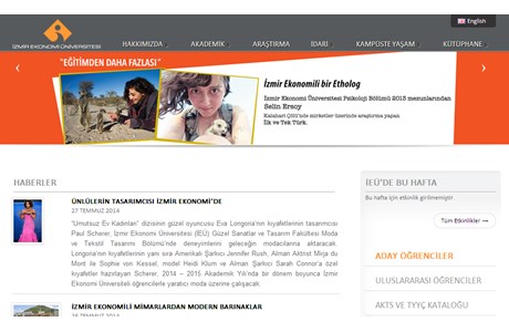 Izmir University of Economics Website