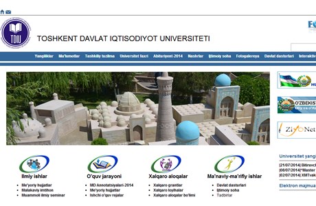 Toshkent Davlat Iqtisodiyot Universiteti Website