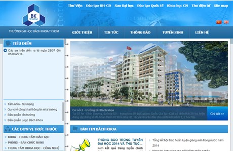 Ho Chi Minh City University of Technology Website