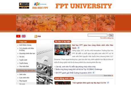 FPT University Website