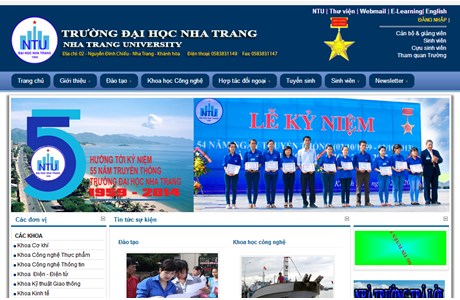 Nha Trang University Website