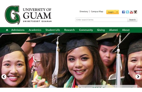 University of Guam Website