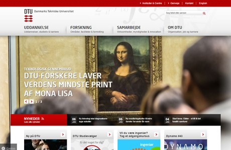 Technical University of Denmark Website
