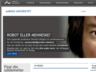 Aarhus University Website