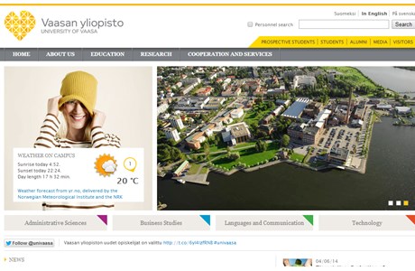 University of Vaasa Website