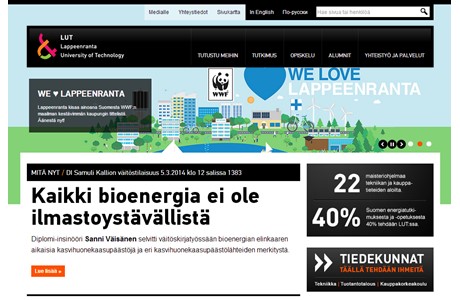 Lappeenranta University of Technology Website