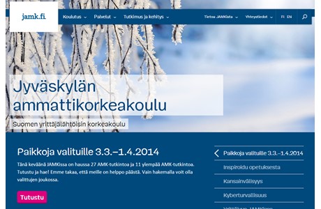 Jyväskylä University of Applied Sciences Website