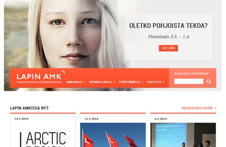 Kemi-Tornio University of Applied Sciences Website