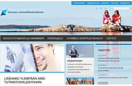 Saimaa University of Applied Sciences Website
