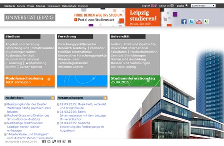 University of Leipzig Website