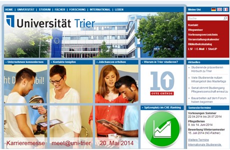University of Trier Website
