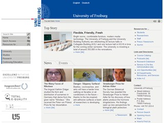 University of Freiburg Website