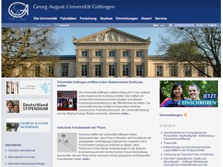University of Göttingen Website