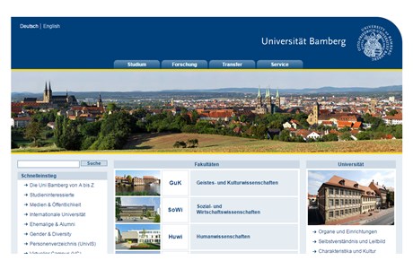 University of Bamberg Website