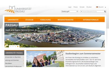 University of Passau Website