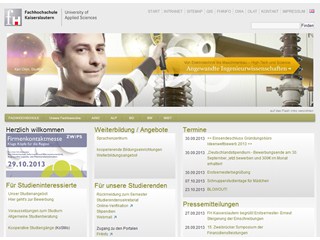 Kaiserslautern University of Applied Sciences Website