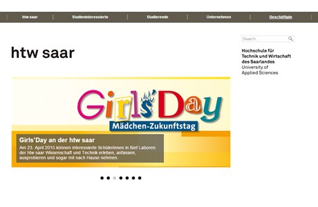 University of Applied Sciences of Saarlandes Website