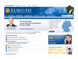 European University of Applied Sciences in Hamburg Website
