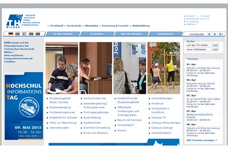 University of Applied Sciences Wildau Website