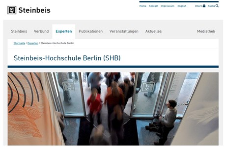 Steinbeis University of Appied Sciences of Berlin Website