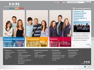 Heilbronn University of Applied Sciences Website
