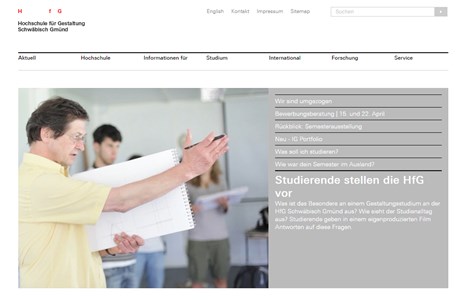 University of Applied Sciences, Schwäbisch Gmünd Website