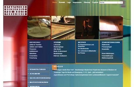 University of Music, Trossingen Website