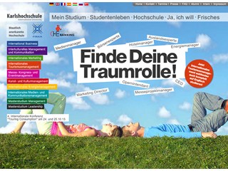 Karlshochschule International University Website