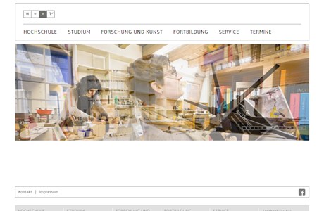 University of Applied Sciences for Art Therapy Website