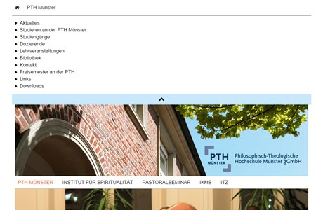 University of Philosophy and Theology in Münster Website
