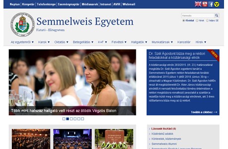Semmelweis University Website