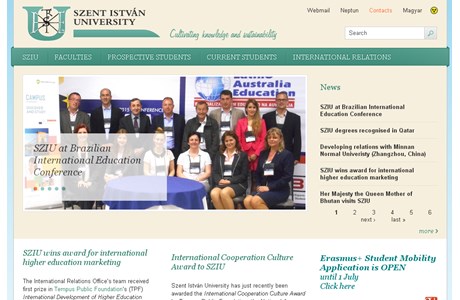 Szent István University Website