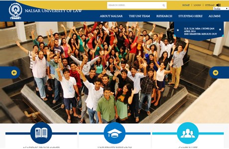 NALSAR University of Law Website