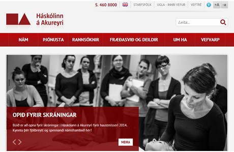 University of Akureyri Website