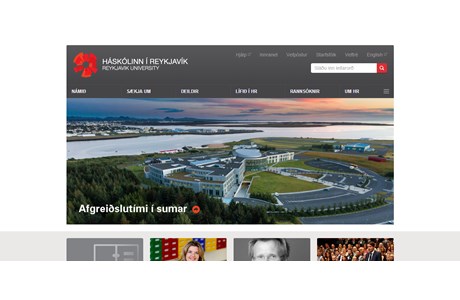 Reykjavík University Website