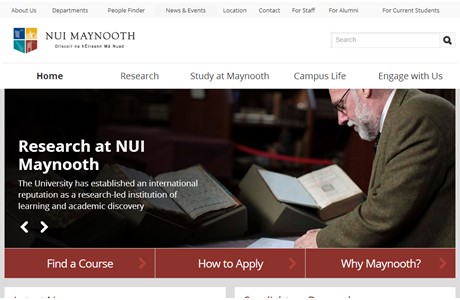 National University of Ireland, Maynooth Website