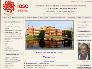 IASE University Website