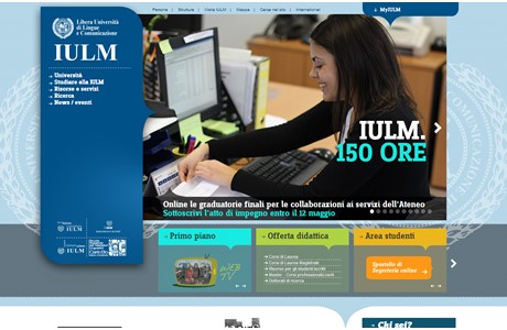 IULM University of Languages and Communication Website