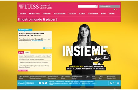 LUISS University Website