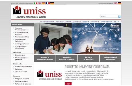 University of Sassari Website