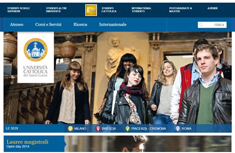 Sacro Cuore Catholic University Website