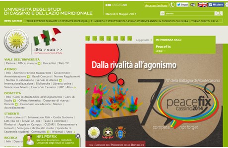 University of Cassino Website