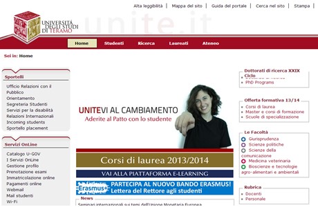 University of Teramo Website
