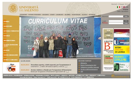 University of Salento Website