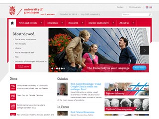 University of Groningen Website