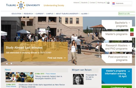 Tilburg University Website