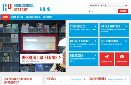 Utrecht University of Applied Sciences Website
